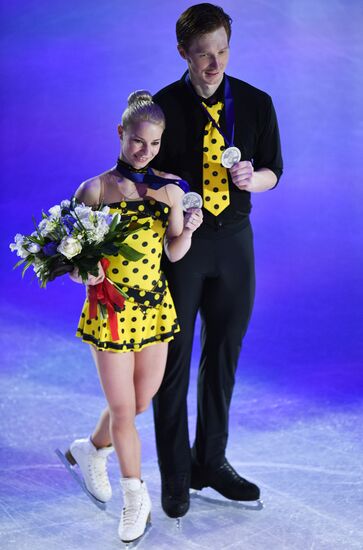 Figure skating. World Championships. Pairs. Free skating