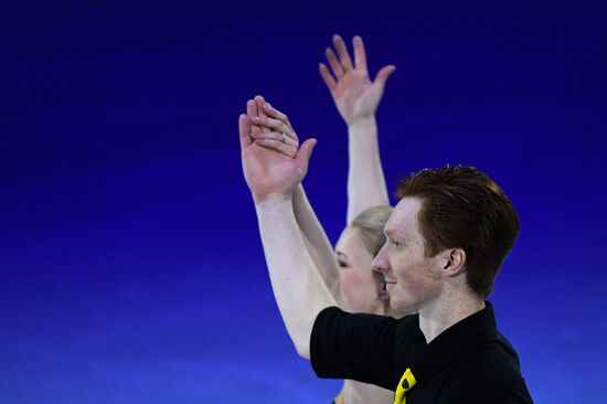 Figure skating. World Championships. Pairs. Free skating