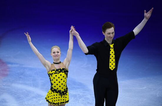 Figure skating. World Championships. Pairs. Free skating