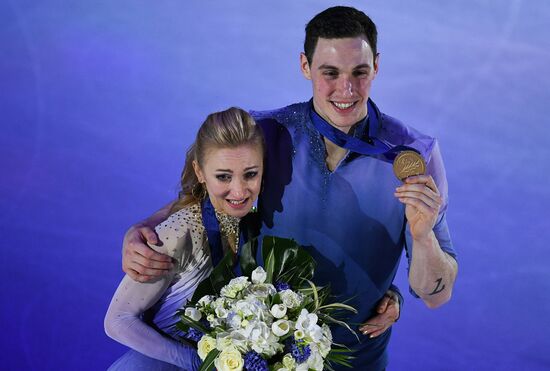 Figure skating. World Championships. Pairs. Free skating