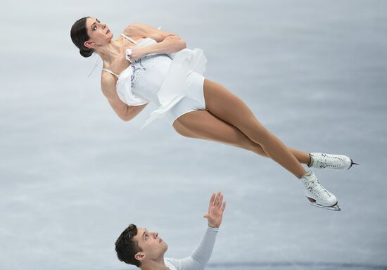 Figure skating. World Championships. Pairs. Free skating