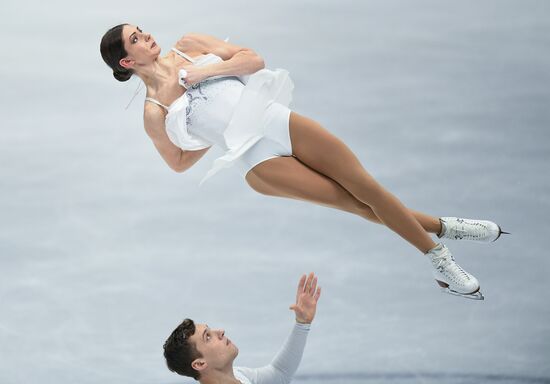 Figure skating. World Championships. Pairs. Free skating