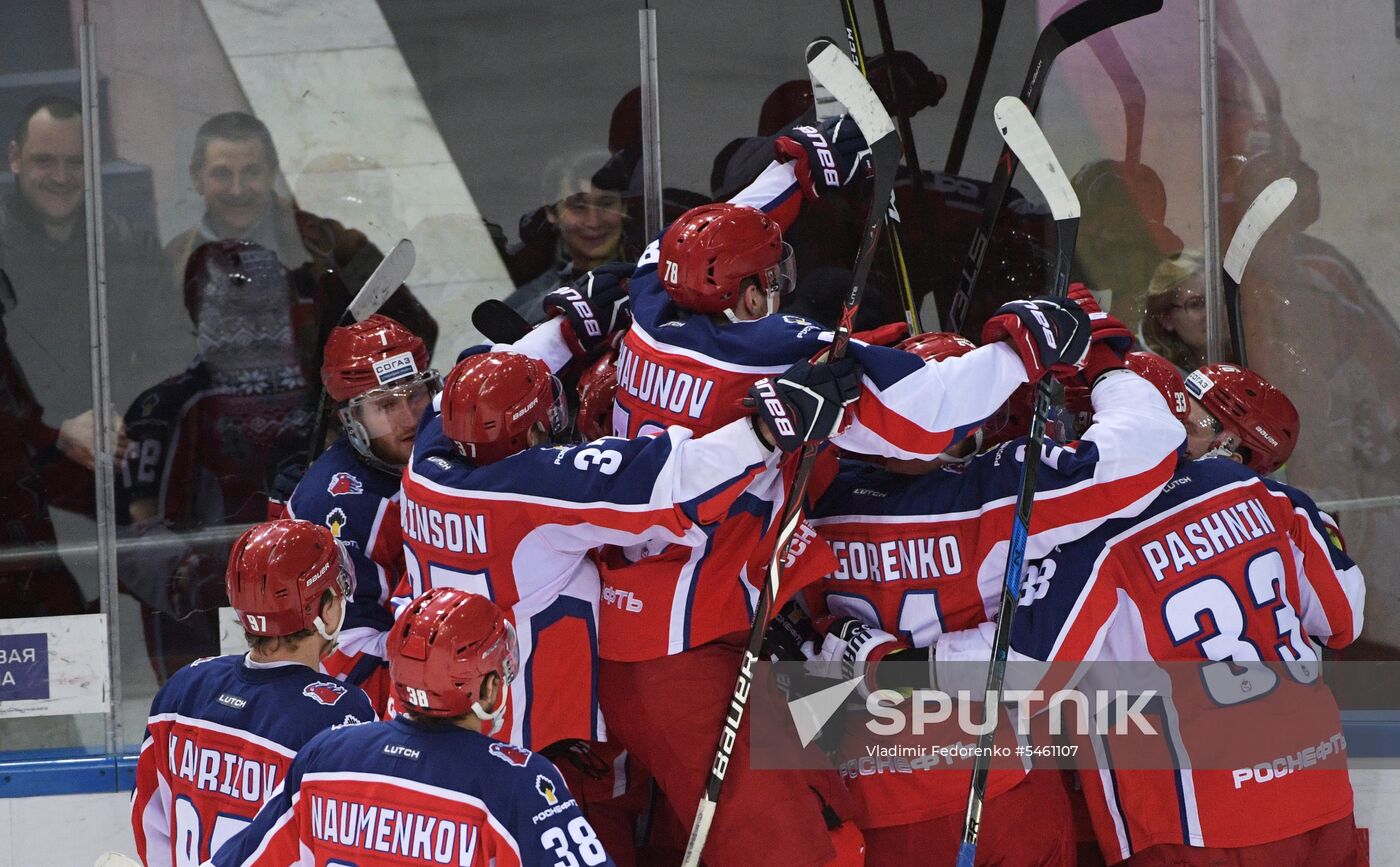 Ice hockey. KHL. CSKA vs. Jokerit