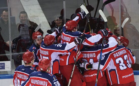 Ice hockey. KHL. CSKA vs. Jokerit