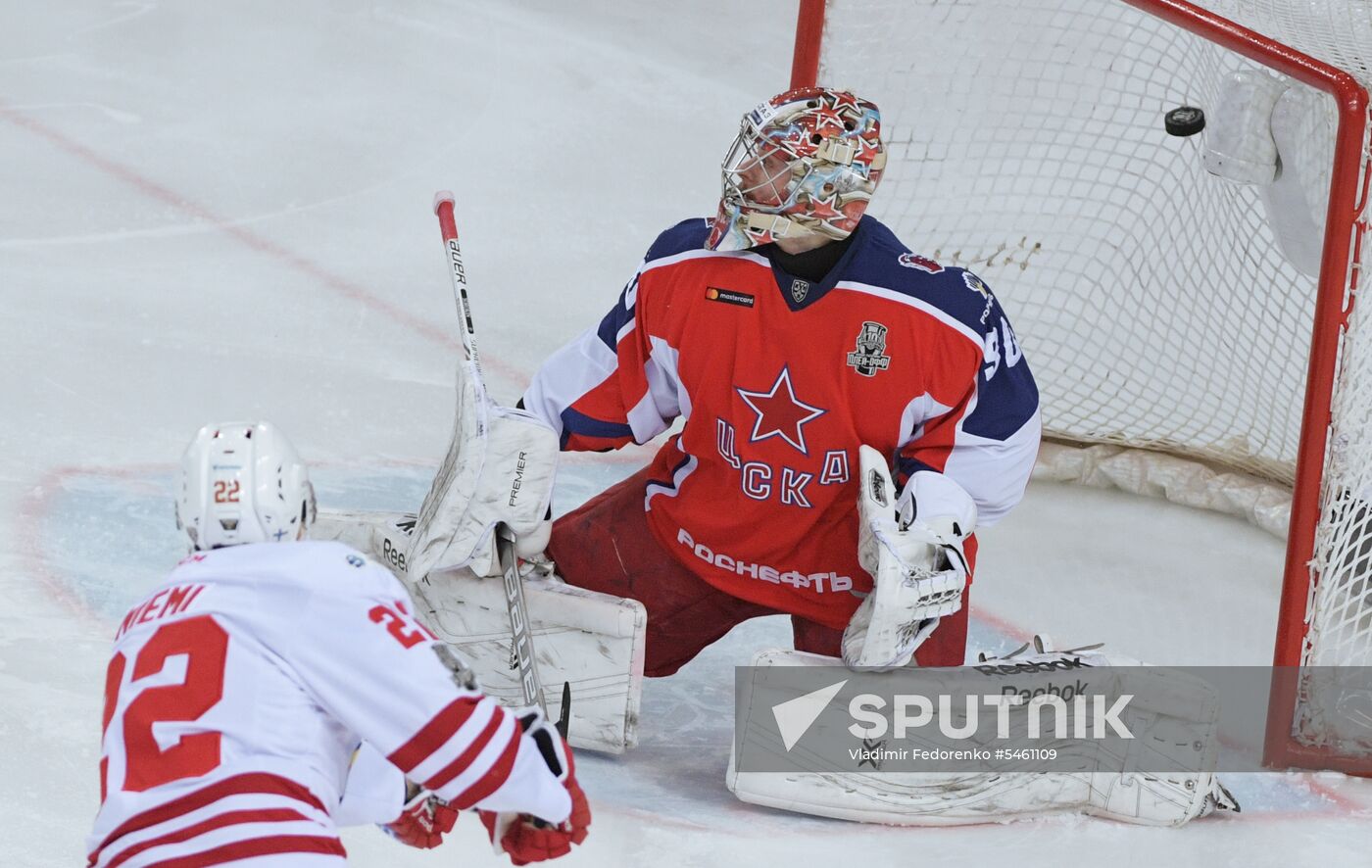 Ice hockey. KHL. CSKA vs. Jokerit