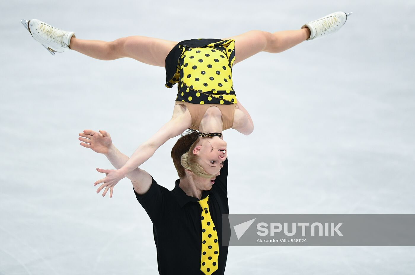 Figure skating. World Championships. Pairs. Free skating