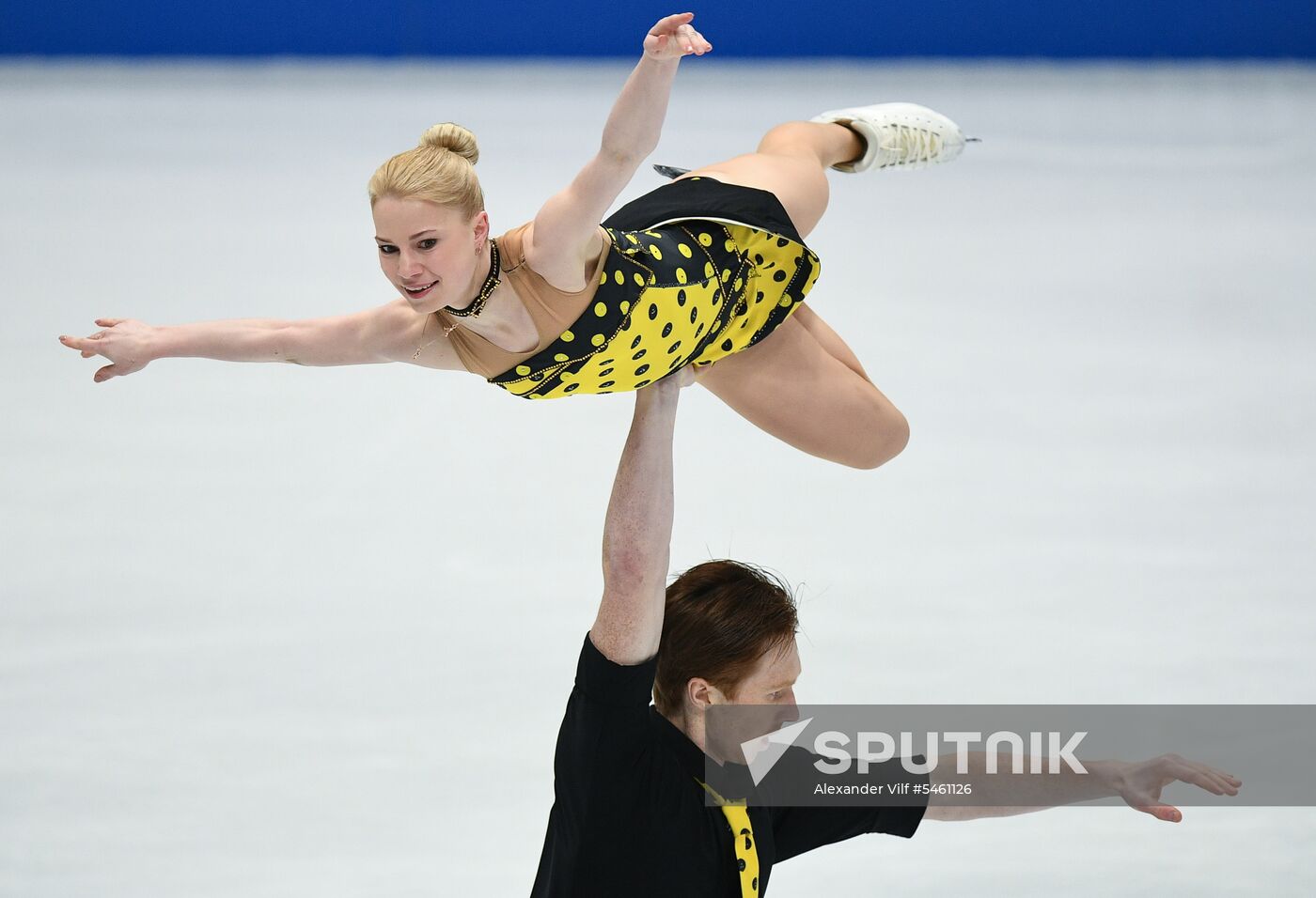 Figure skating. World Championships. Pairs. Free skating