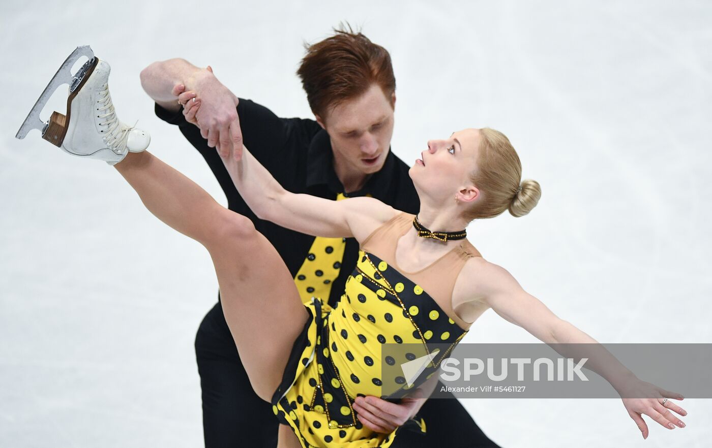 Figure skating. World Championships. Pairs. Free skating