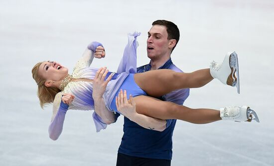 Figure skating. World Championships. Pairs. Free skating