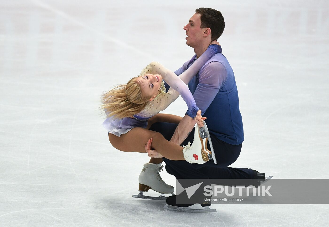 Figure skating. World Championships. Pairs. Free skating