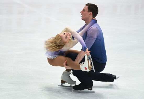 Figure skating. World Championships. Pairs. Free skating