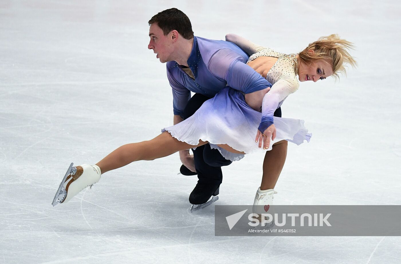 Figure skating. World Championships. Pairs. Free skating