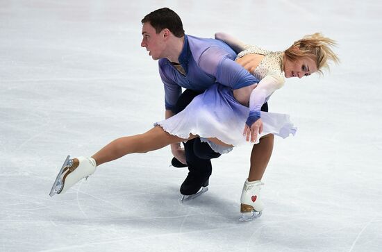 Figure skating. World Championships. Pairs. Free skating