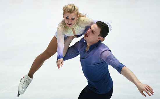 Figure skating. World Championships. Pairs. Free skating
