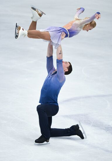 Figure skating. World Championships. Pairs. Free skating