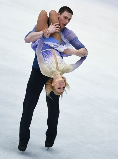 Figure skating. World Championships. Pairs. Free skating