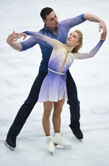 Figure skating. World Championships. Pairs. Free skating