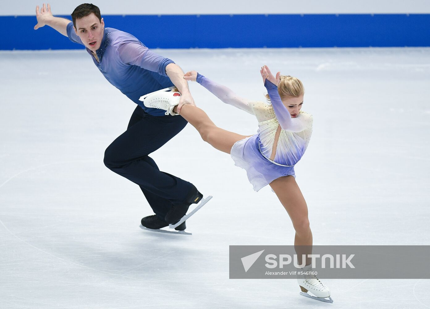 Figure skating. World Championships. Pairs. Free skating