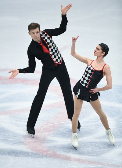 Figure skating. World Championships. Pairs. Free skating
