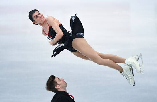Figure skating. World Championships. Pairs. Free skating