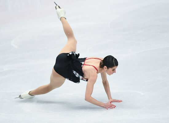 Figure skating. World Championships. Pairs. Free skating