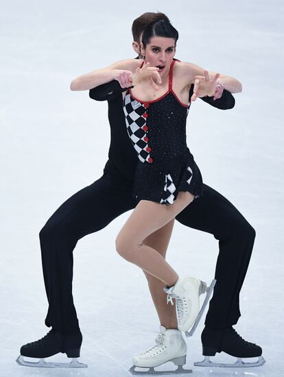 Figure skating. World Championships. Pairs. Free skating