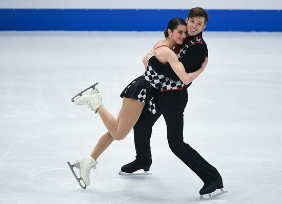 Figure skating. World Championships. Pairs. Free skating