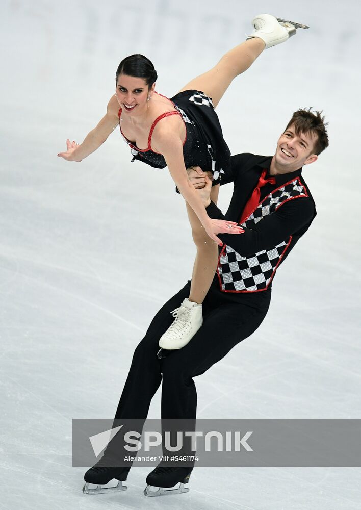 Figure skating. World Championships. Pairs. Free skating
