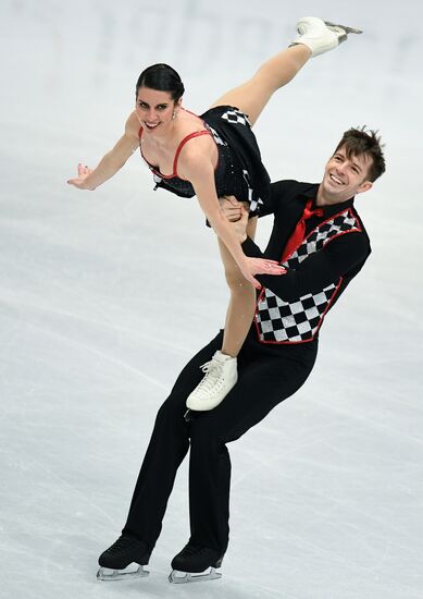 Figure skating. World Championships. Pairs. Free skating