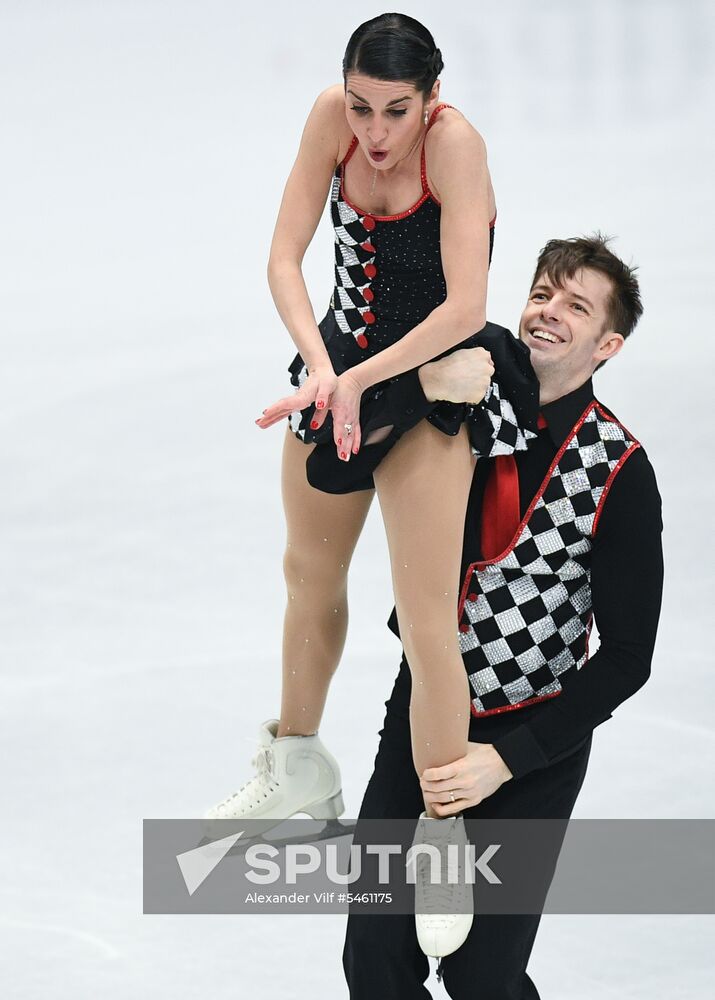 Figure skating. World Championships. Pairs. Free skating