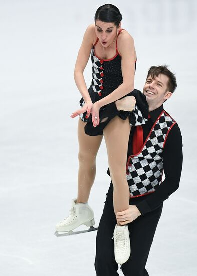 Figure skating. World Championships. Pairs. Free skating