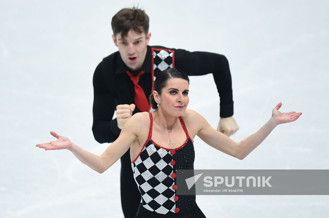 Figure skating. World Championships. Pairs. Free skating
