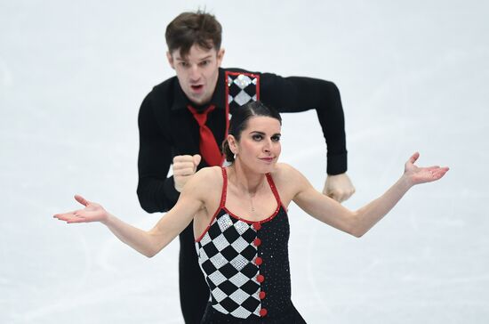 Figure skating. World Championships. Pairs. Free skating