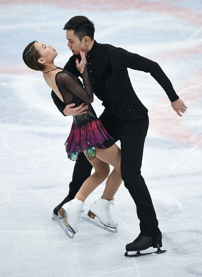 Figure skating. World Championships. Pairs. Free skating