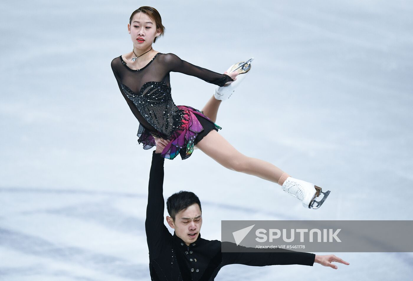 Figure skating. World Championships. Pairs. Free skating