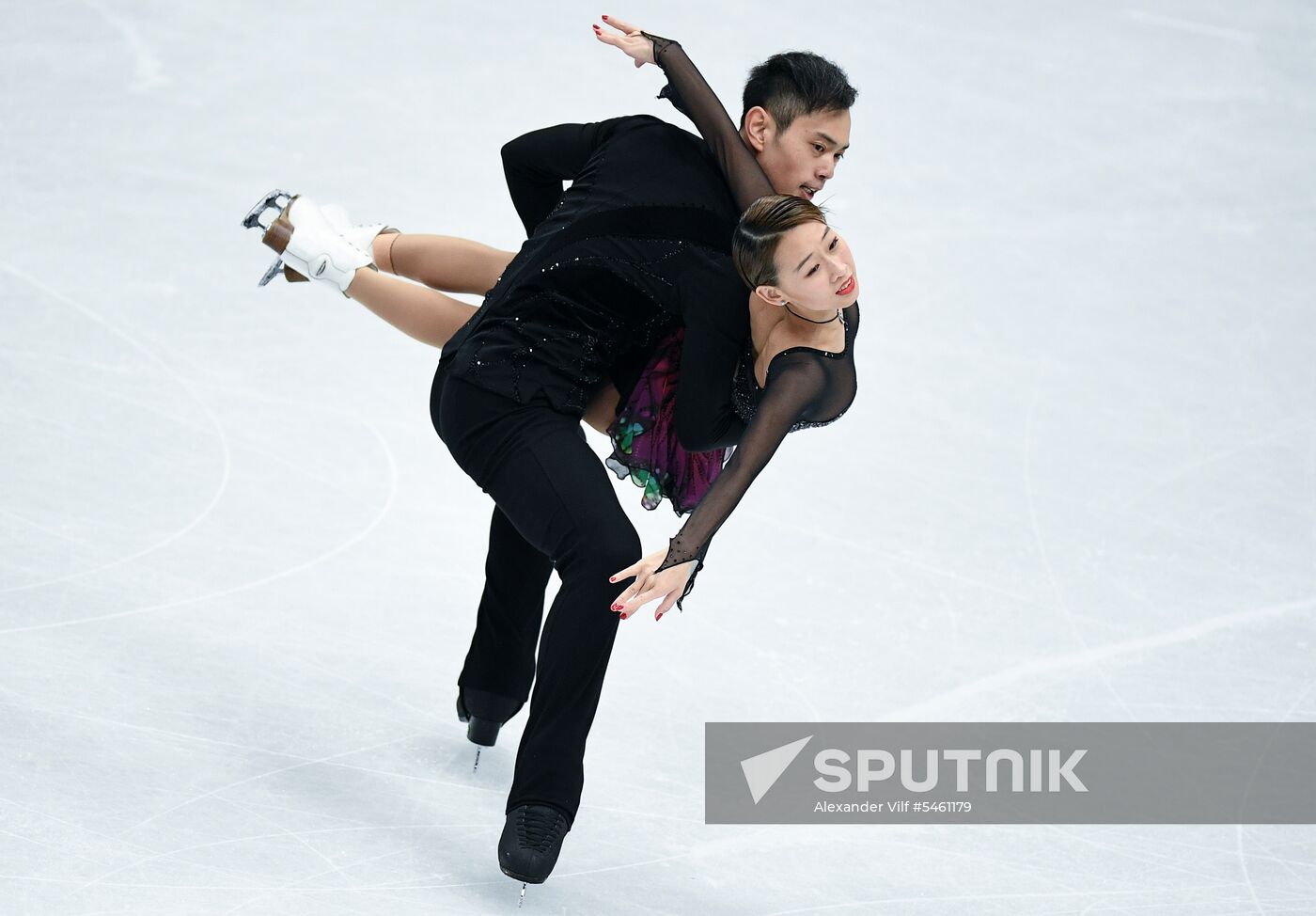 Figure skating. World Championships. Pairs. Free skating