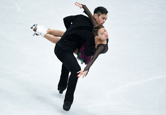 Figure skating. World Championships. Pairs. Free skating