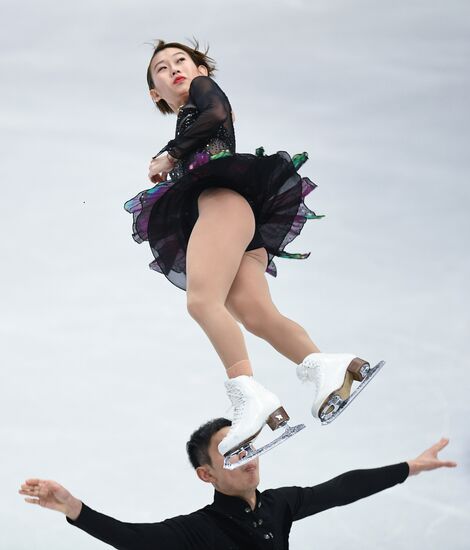 Figure skating. World Championships. Pairs. Free skating