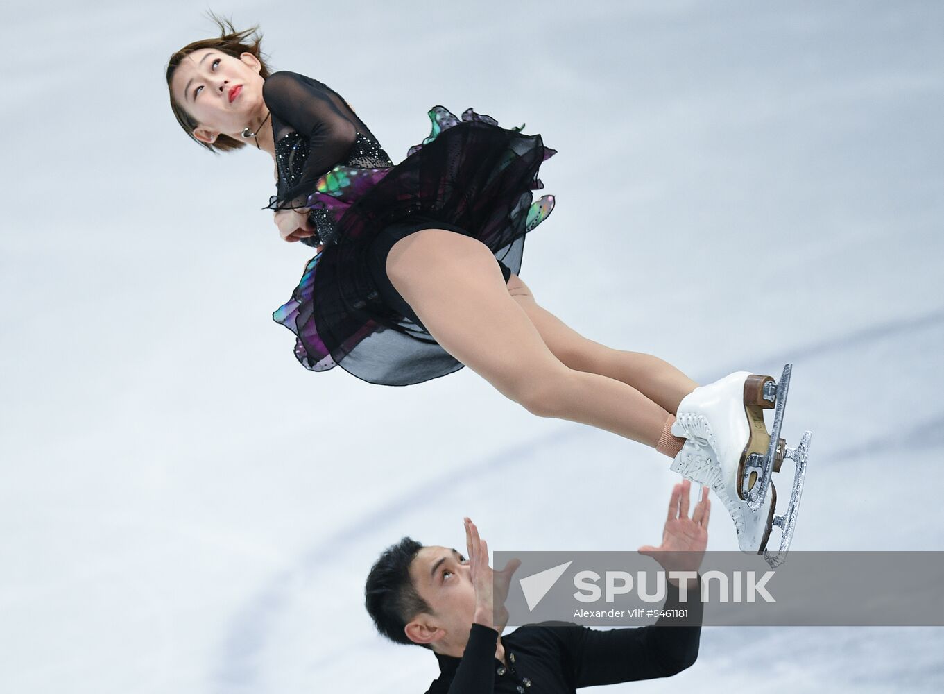 Figure skating. World Championships. Pairs. Free skating