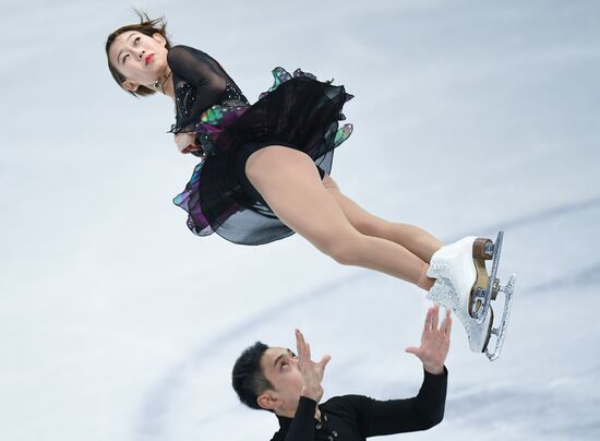 Figure skating. World Championships. Pairs. Free skating