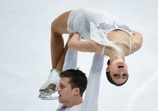 Figure skating. World Championships. Pairs. Free skating
