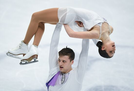 Figure skating. World Championships. Pairs. Free skating