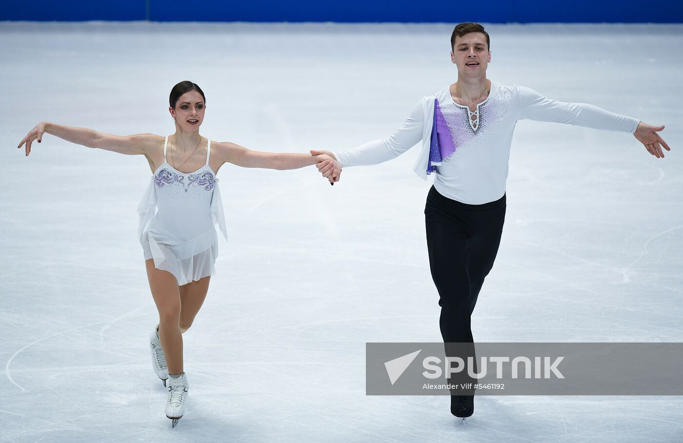 Figure skating. World Championships. Pairs. Free skating