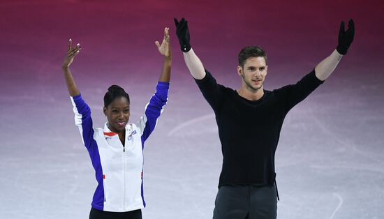 Figure skating. World Championships. Pairs. Free skating