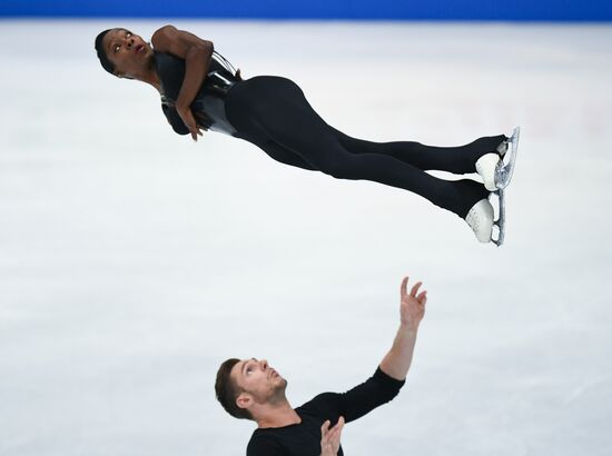 Figure skating. World Championships. Pairs. Free skating
