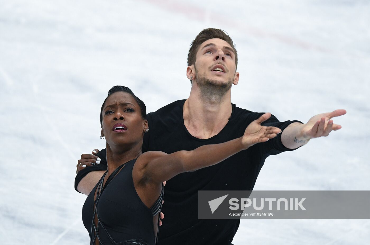 Figure skating. World Championships. Pairs. Free skating