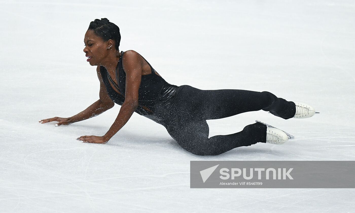 Figure skating. World Championships. Pairs. Free skating