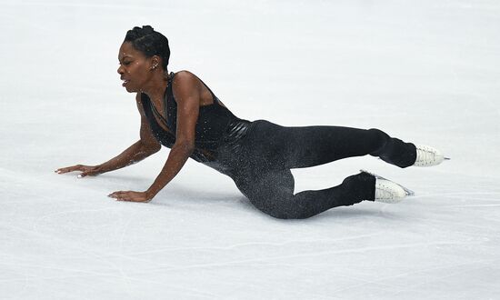 Figure skating. World Championships. Pairs. Free skating