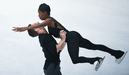 Figure skating. World Championships. Pairs. Free skating
