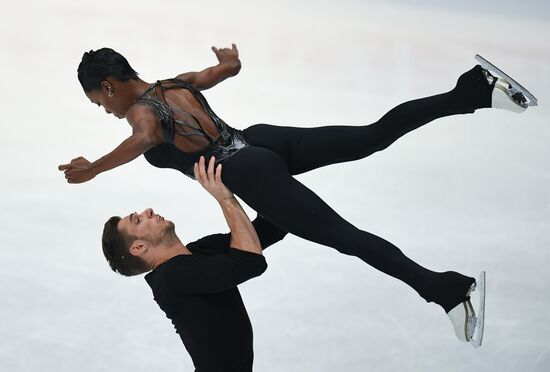 Figure skating. World Championships. Pairs. Free skating